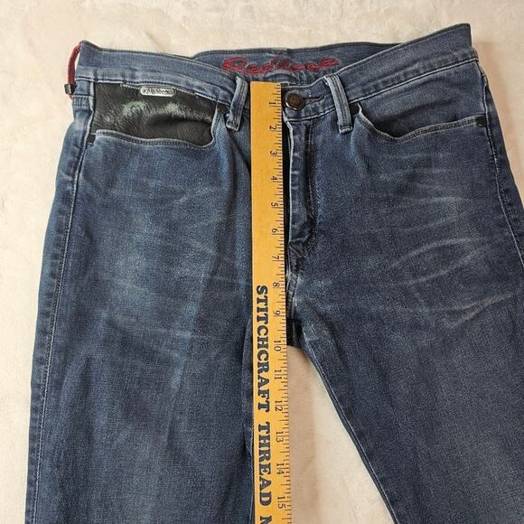 Levi’s Redloop Vintage Denim Jeans Retro Leather Pocket Men’s 31” Waist - Picture 3 of 15
